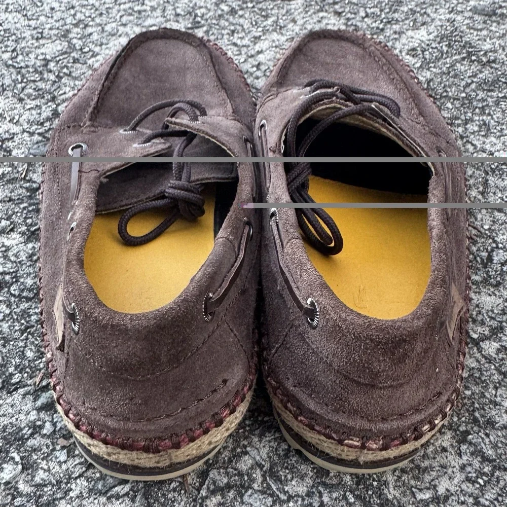 Lacoste Sauville Boat Shoes Men's Sz 10.5 (EU 44) Brown